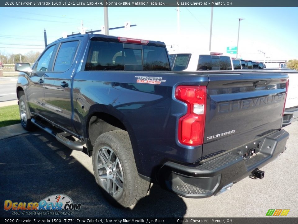 2020 Chevrolet Silverado 1500 LT Z71 Crew Cab 4x4 Northsky Blue Metallic / Jet Black Photo #5