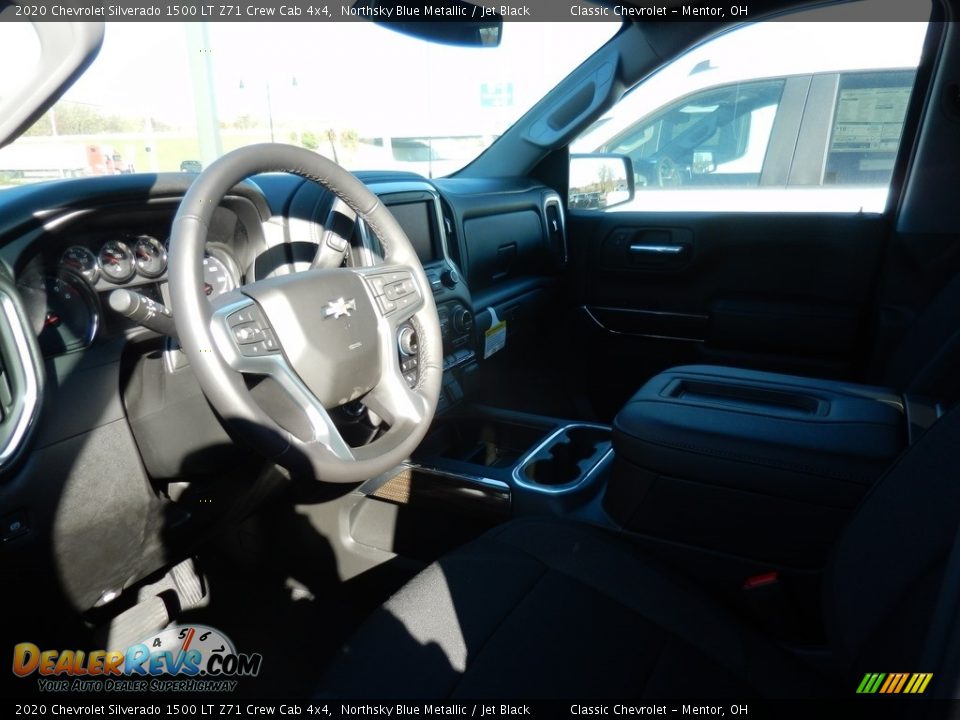 2020 Chevrolet Silverado 1500 LT Z71 Crew Cab 4x4 Northsky Blue Metallic / Jet Black Photo #7