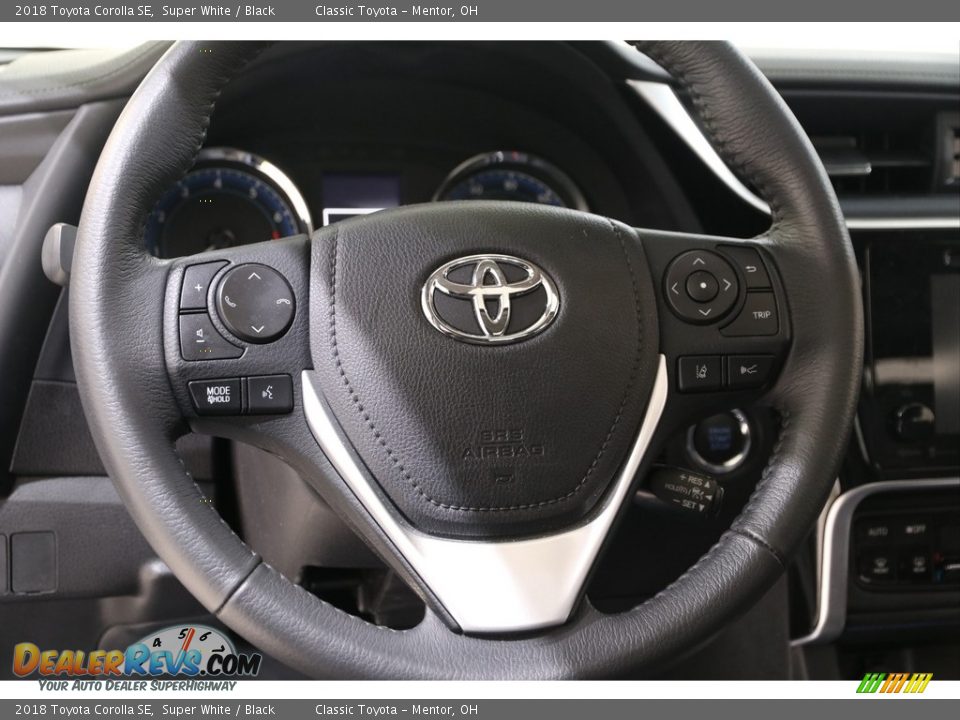 2018 Toyota Corolla SE Super White / Black Photo #7