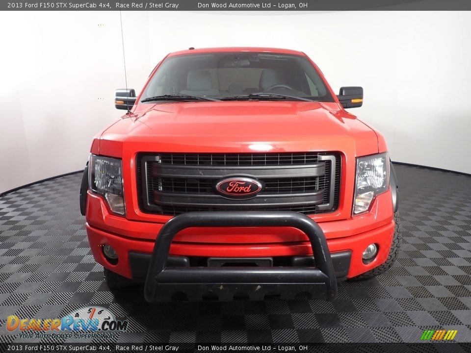 2013 Ford F150 STX SuperCab 4x4 Race Red / Steel Gray Photo #5