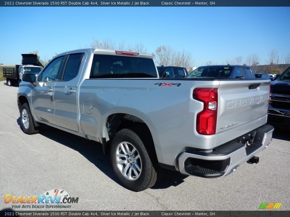 2021 Chevrolet Silverado 1500 RST Double Cab 4x4 Silver Ice Metallic / Jet Black Photo #5