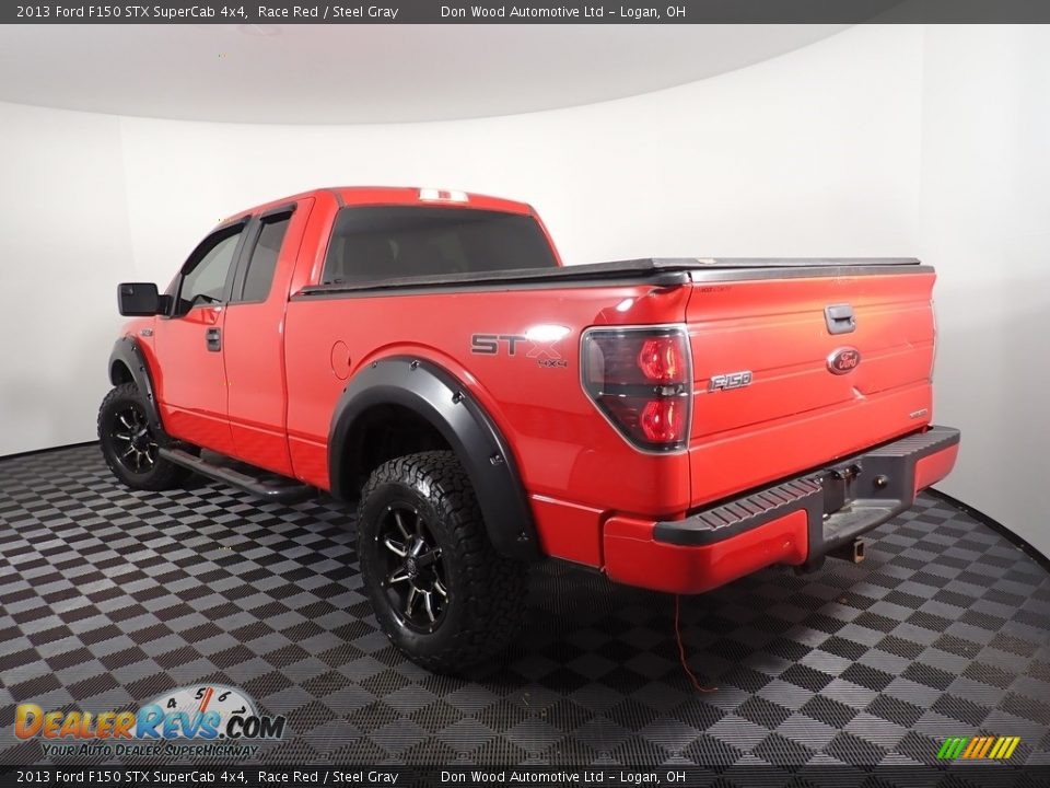 2013 Ford F150 STX SuperCab 4x4 Race Red / Steel Gray Photo #11