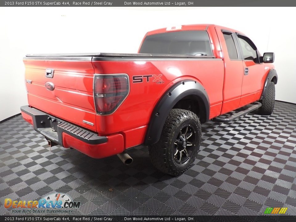 2013 Ford F150 STX SuperCab 4x4 Race Red / Steel Gray Photo #16