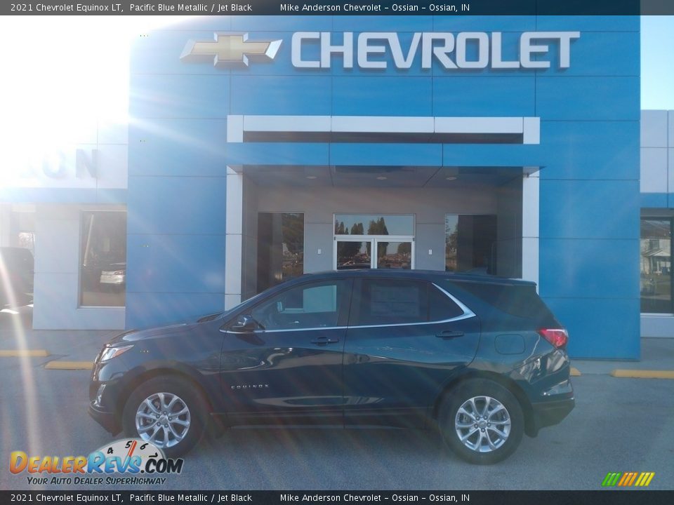 2021 Chevrolet Equinox LT Pacific Blue Metallic / Jet Black Photo #1