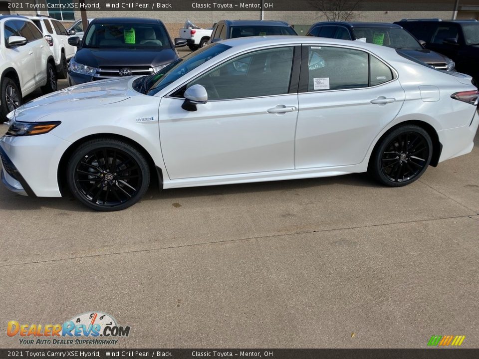 2021 Toyota Camry XSE Hybrid Wind Chill Pearl / Black Photo #1