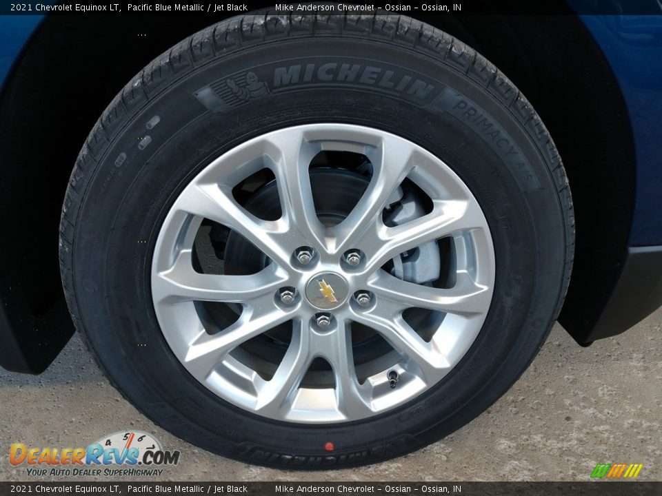 2021 Chevrolet Equinox LT Pacific Blue Metallic / Jet Black Photo #13
