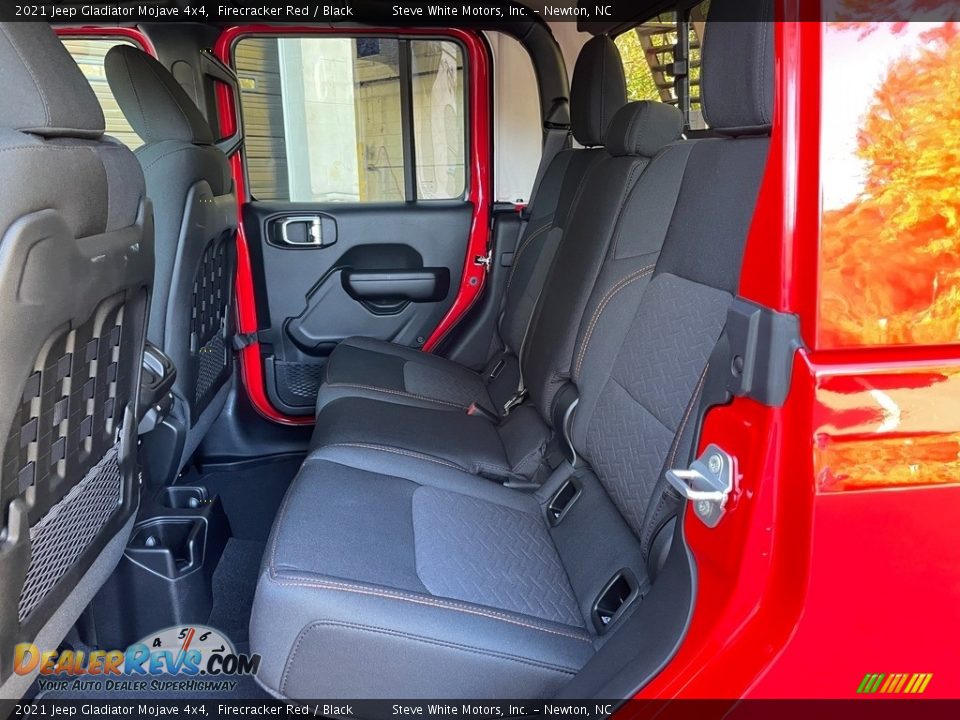 Rear Seat of 2021 Jeep Gladiator Mojave 4x4 Photo #14