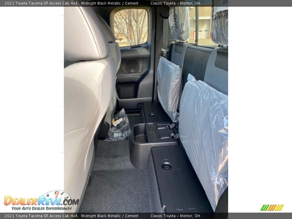 Rear Seat of 2021 Toyota Tacoma SR Access Cab 4x4 Photo #3