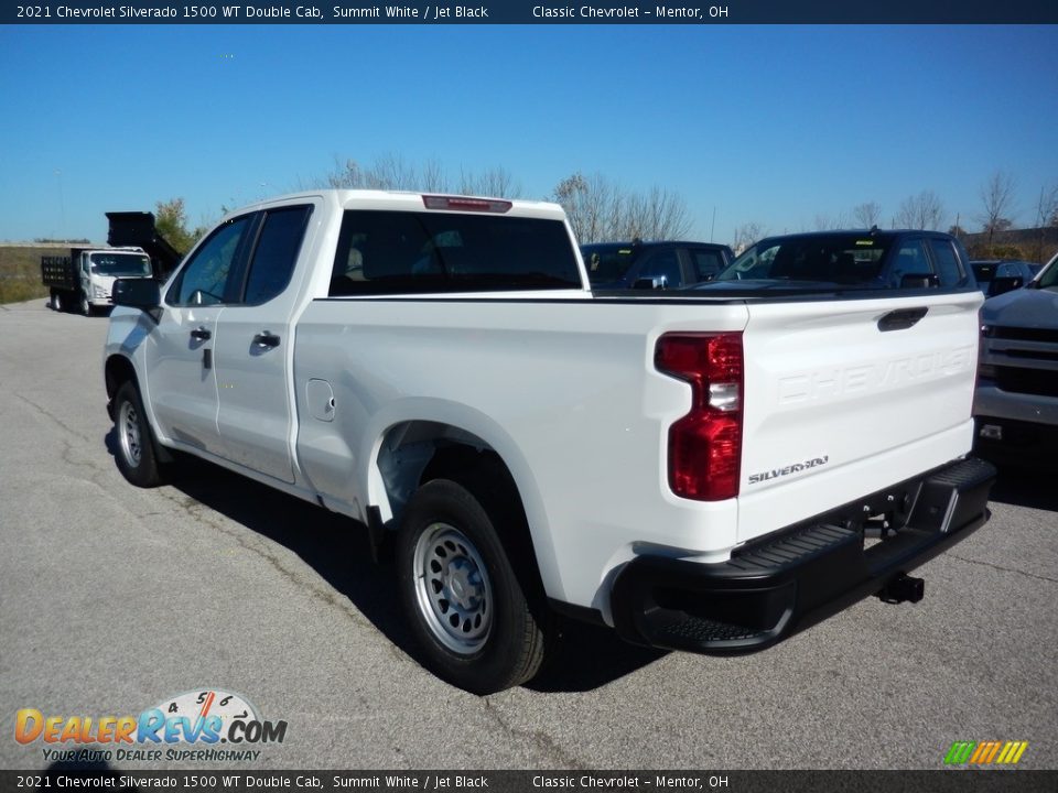 2021 Chevrolet Silverado 1500 WT Double Cab Summit White / Jet Black Photo #5
