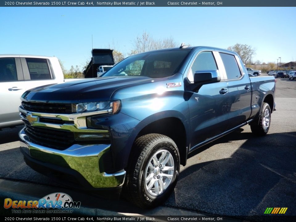 2020 Chevrolet Silverado 1500 LT Crew Cab 4x4 Northsky Blue Metallic / Jet Black Photo #1
