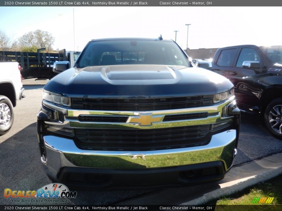 2020 Chevrolet Silverado 1500 LT Crew Cab 4x4 Northsky Blue Metallic / Jet Black Photo #2