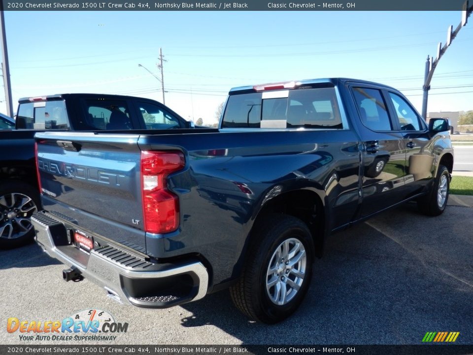 2020 Chevrolet Silverado 1500 LT Crew Cab 4x4 Northsky Blue Metallic / Jet Black Photo #4