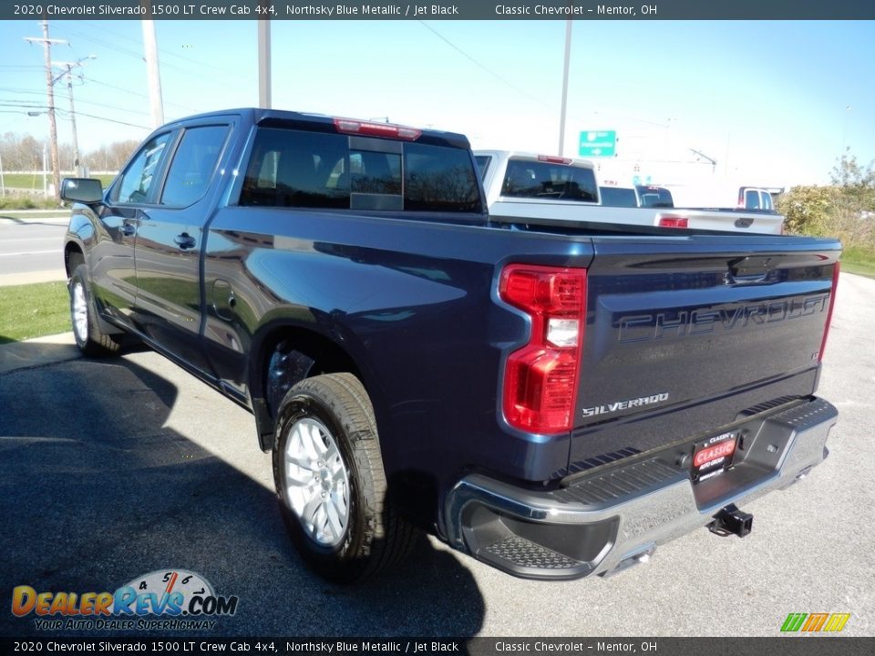 2020 Chevrolet Silverado 1500 LT Crew Cab 4x4 Northsky Blue Metallic / Jet Black Photo #5