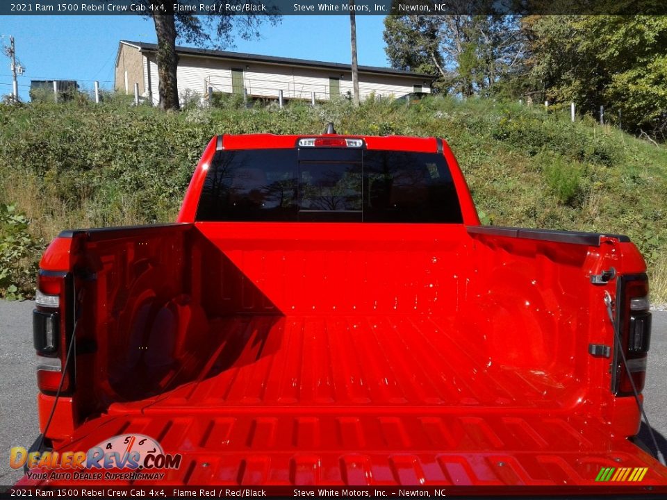 2021 Ram 1500 Rebel Crew Cab 4x4 Flame Red / Red/Black Photo #8