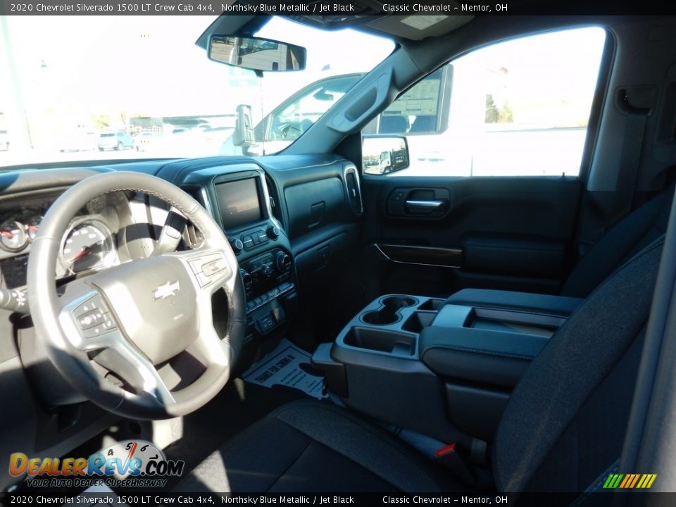 2020 Chevrolet Silverado 1500 LT Crew Cab 4x4 Northsky Blue Metallic / Jet Black Photo #7