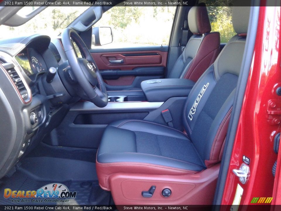 2021 Ram 1500 Rebel Crew Cab 4x4 Flame Red / Red/Black Photo #11