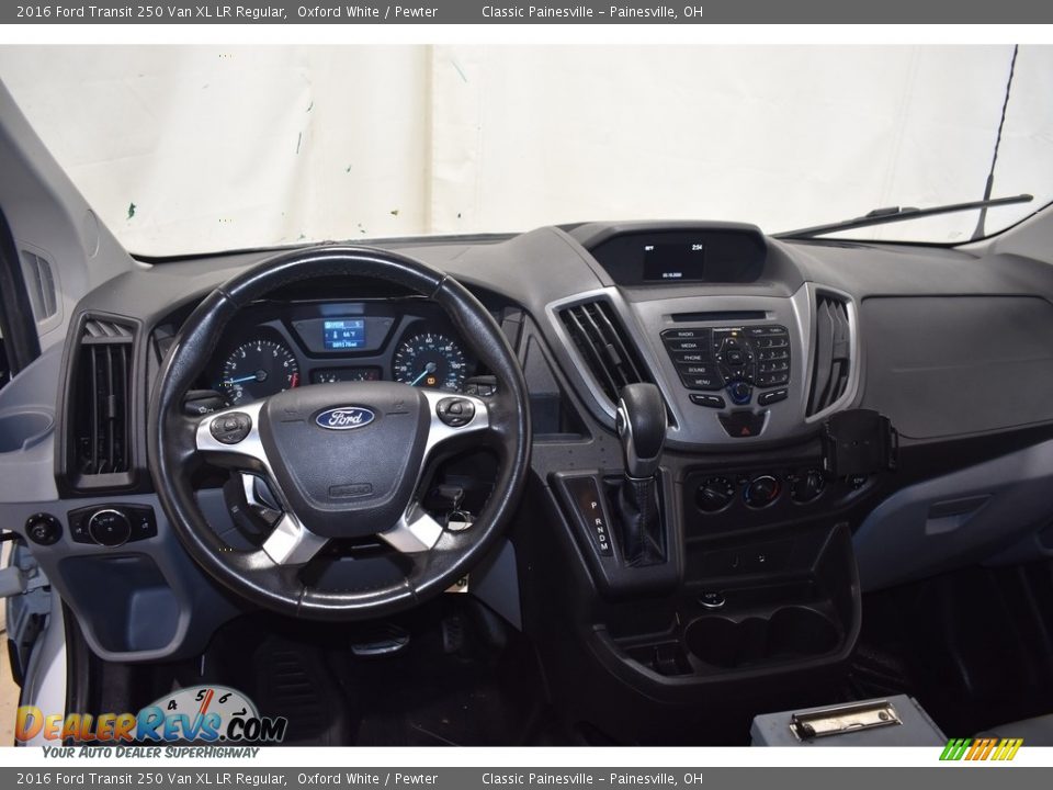 Dashboard of 2016 Ford Transit 250 Van XL LR Regular Photo #13