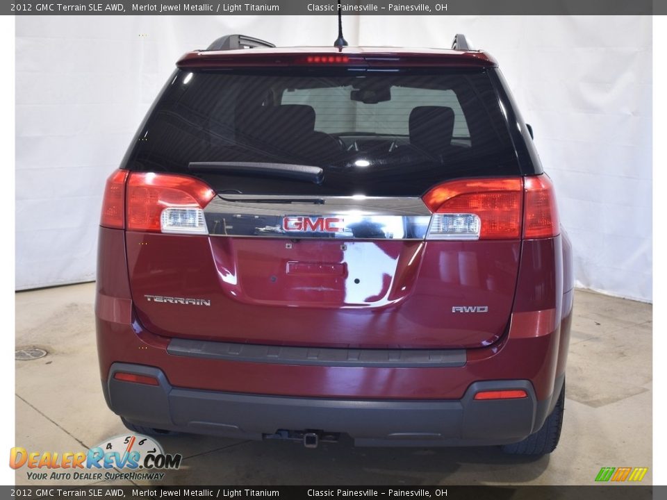 2012 GMC Terrain SLE AWD Merlot Jewel Metallic / Light Titanium Photo #3