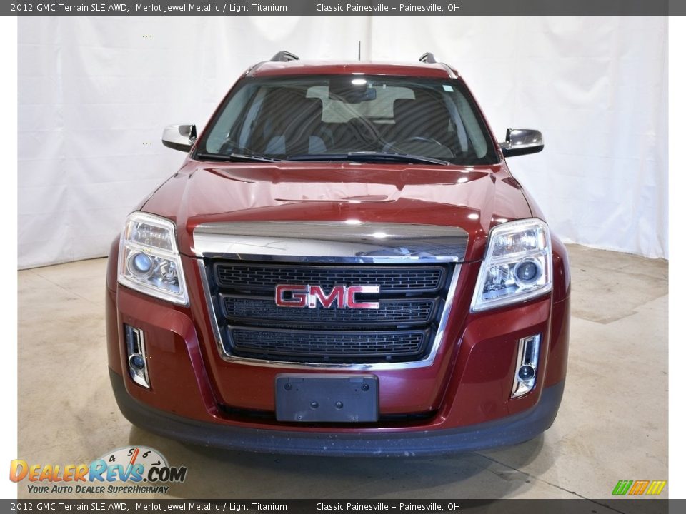 2012 GMC Terrain SLE AWD Merlot Jewel Metallic / Light Titanium Photo #4
