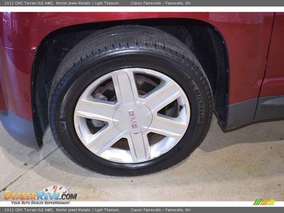 2012 GMC Terrain SLE AWD Merlot Jewel Metallic / Light Titanium Photo #5