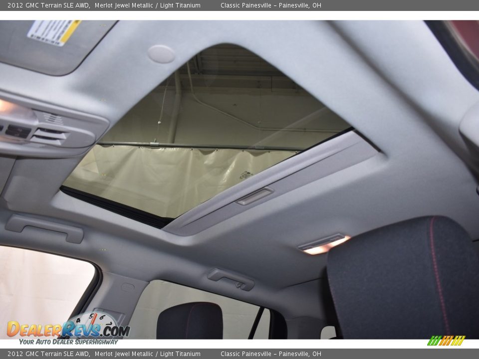 2012 GMC Terrain SLE AWD Merlot Jewel Metallic / Light Titanium Photo #6