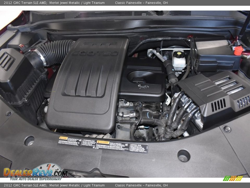 2012 GMC Terrain SLE AWD Merlot Jewel Metallic / Light Titanium Photo #7