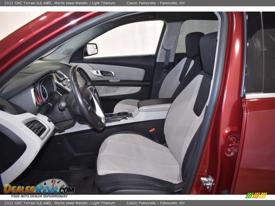 2012 GMC Terrain SLE AWD Merlot Jewel Metallic / Light Titanium Photo #8