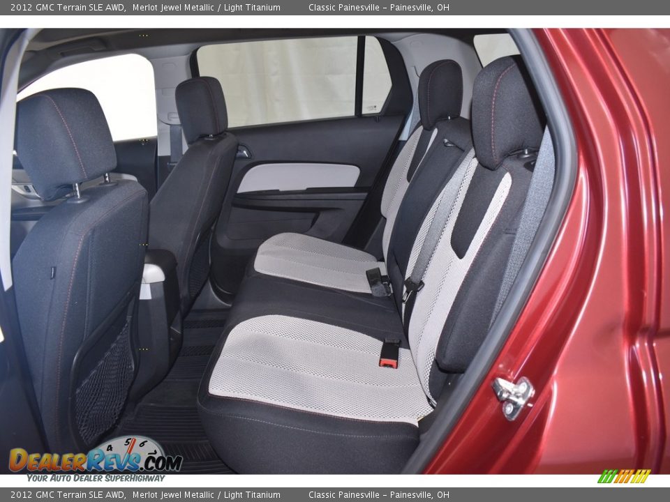2012 GMC Terrain SLE AWD Merlot Jewel Metallic / Light Titanium Photo #9