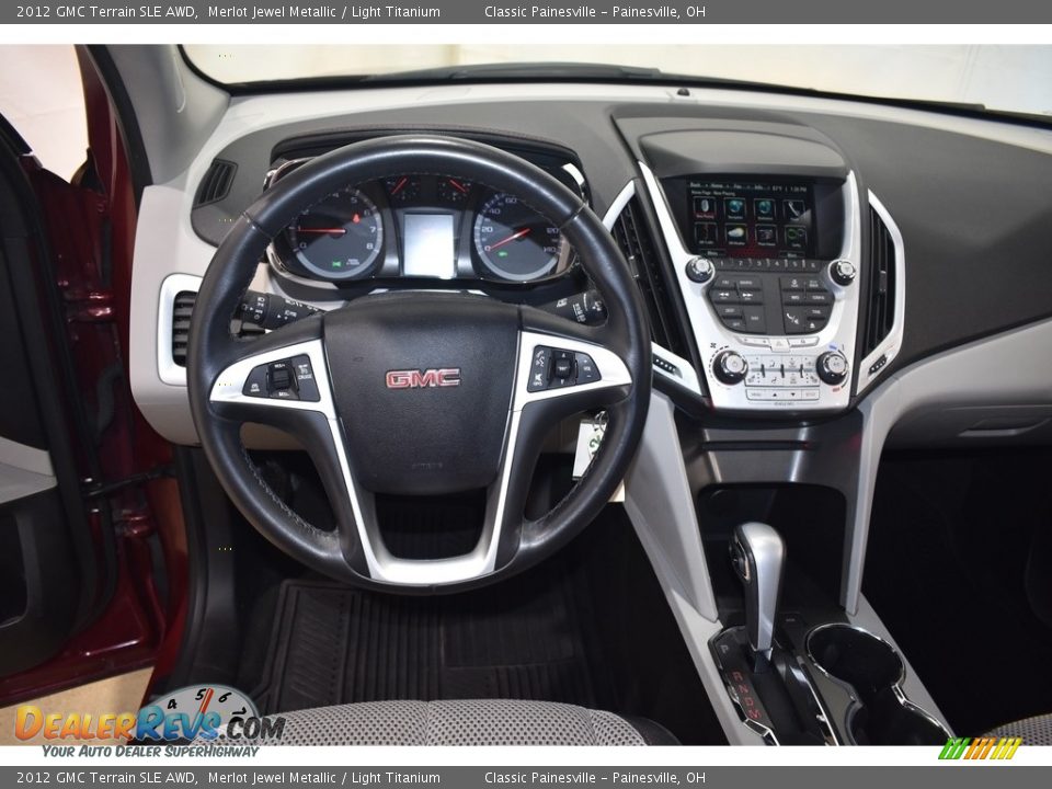2012 GMC Terrain SLE AWD Merlot Jewel Metallic / Light Titanium Photo #12