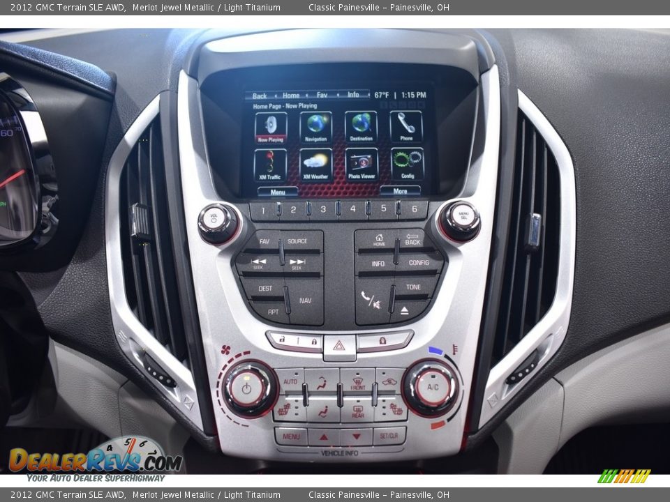 2012 GMC Terrain SLE AWD Merlot Jewel Metallic / Light Titanium Photo #13