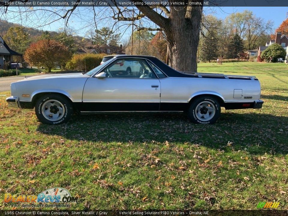 Silver Metallic 1986 Chevrolet El Camino Conquista Photo #1