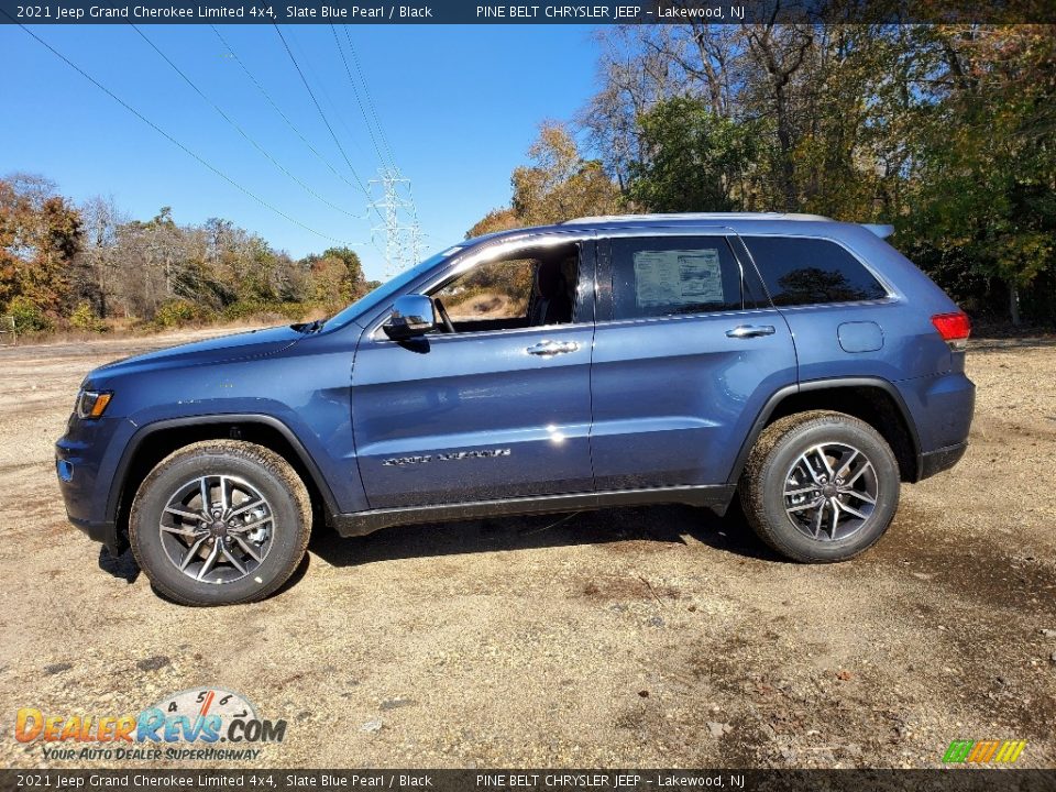 2021 Jeep Grand Cherokee Limited 4x4 Slate Blue Pearl / Black Photo #4