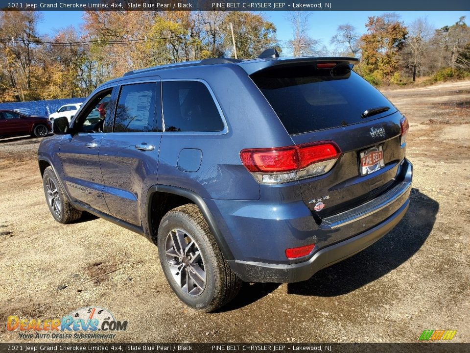2021 Jeep Grand Cherokee Limited 4x4 Slate Blue Pearl / Black Photo #6