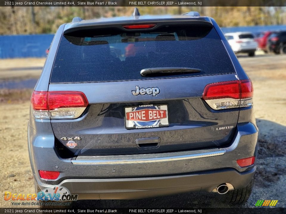 2021 Jeep Grand Cherokee Limited 4x4 Slate Blue Pearl / Black Photo #7