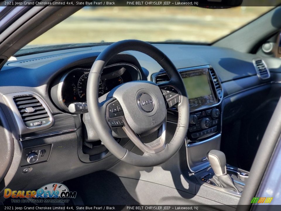 2021 Jeep Grand Cherokee Limited 4x4 Slate Blue Pearl / Black Photo #10