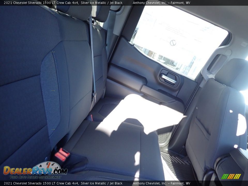 2021 Chevrolet Silverado 1500 LT Crew Cab 4x4 Silver Ice Metallic / Jet Black Photo #10