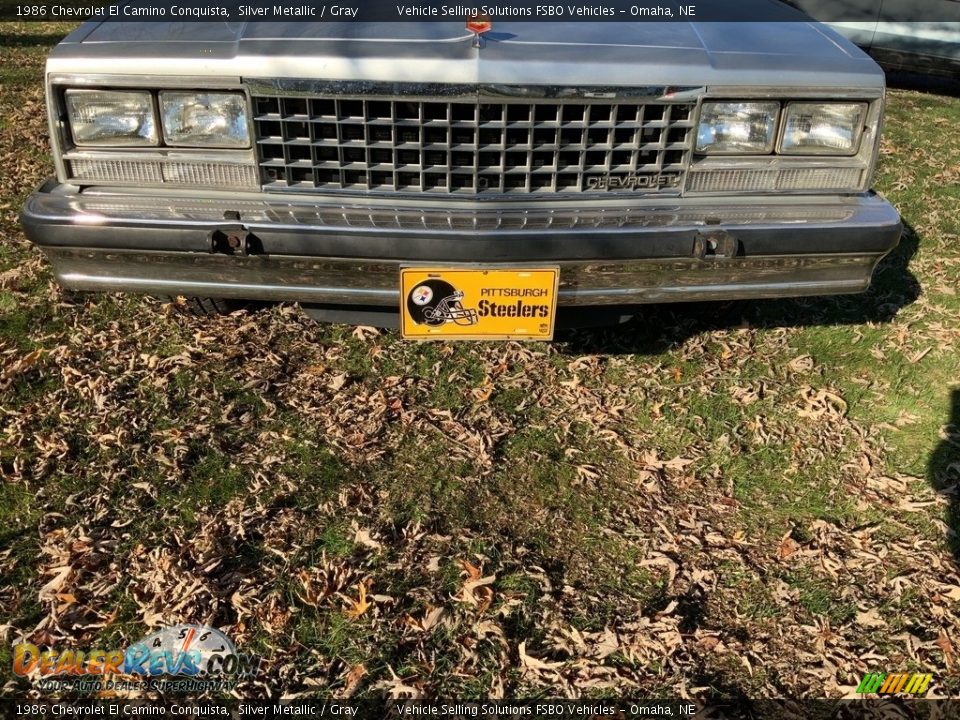 1986 Chevrolet El Camino Conquista Silver Metallic / Gray Photo #11