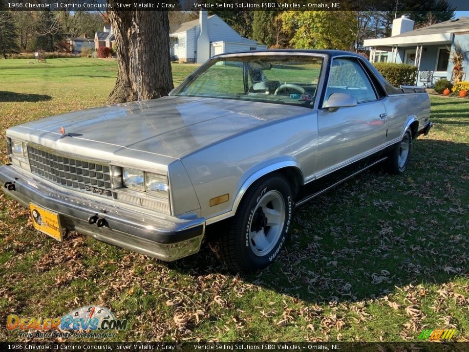 Silver Metallic 1986 Chevrolet El Camino Conquista Photo #12