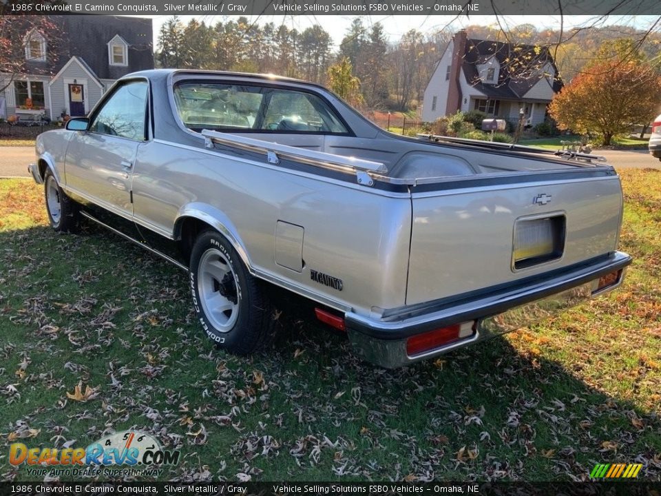 Silver Metallic 1986 Chevrolet El Camino Conquista Photo #13