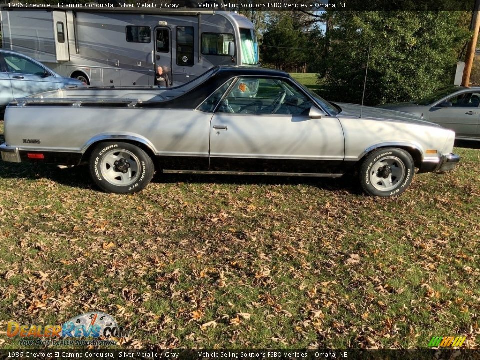 Silver Metallic 1986 Chevrolet El Camino Conquista Photo #16