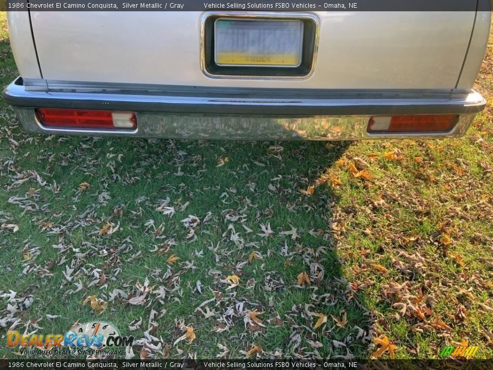 1986 Chevrolet El Camino Conquista Silver Metallic / Gray Photo #17