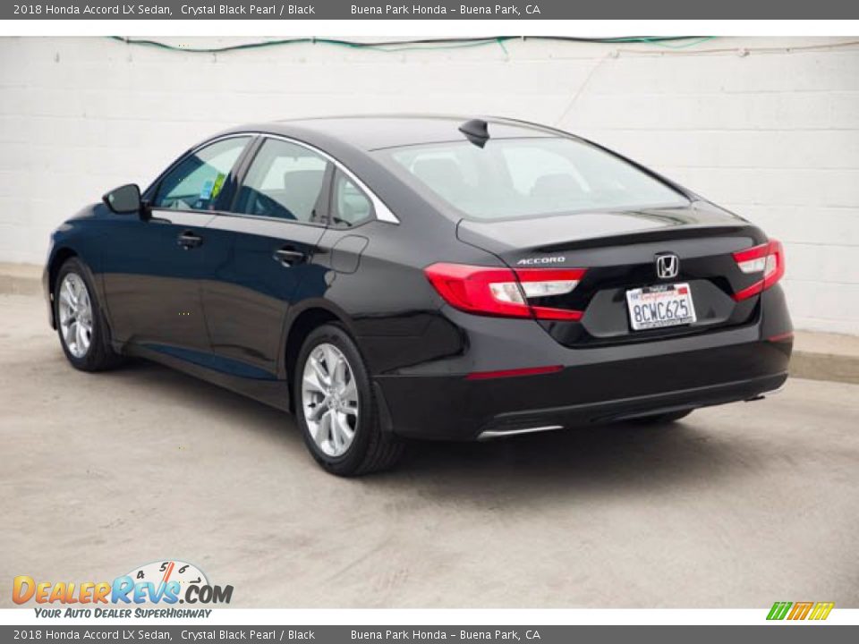 2018 Honda Accord LX Sedan Crystal Black Pearl / Black Photo #2