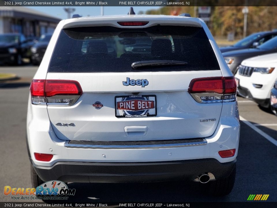 2021 Jeep Grand Cherokee Limited 4x4 Bright White / Black Photo #7