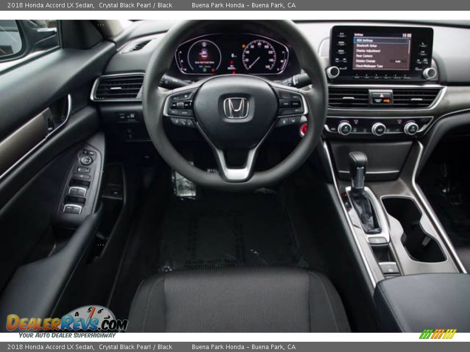 2018 Honda Accord LX Sedan Crystal Black Pearl / Black Photo #5