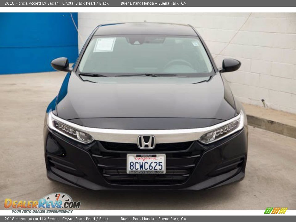 2018 Honda Accord LX Sedan Crystal Black Pearl / Black Photo #7