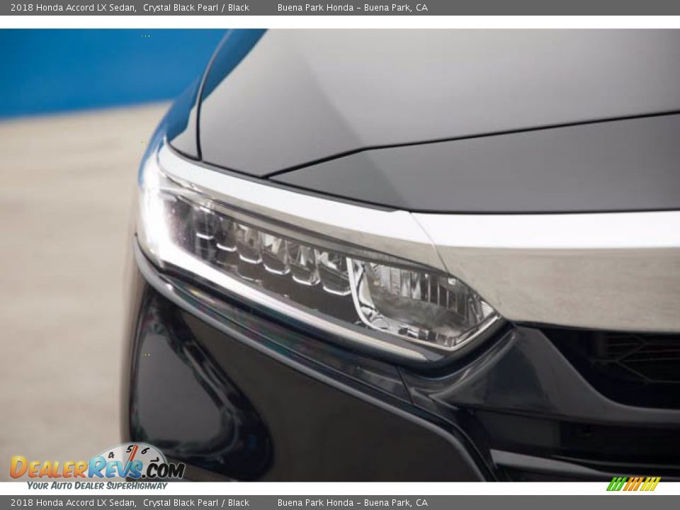 2018 Honda Accord LX Sedan Crystal Black Pearl / Black Photo #8