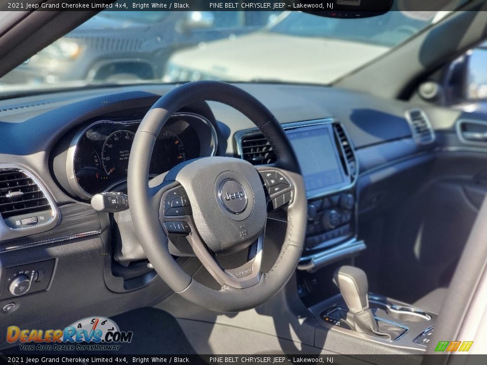 2021 Jeep Grand Cherokee Limited 4x4 Bright White / Black Photo #10
