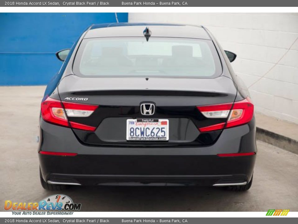 2018 Honda Accord LX Sedan Crystal Black Pearl / Black Photo #11