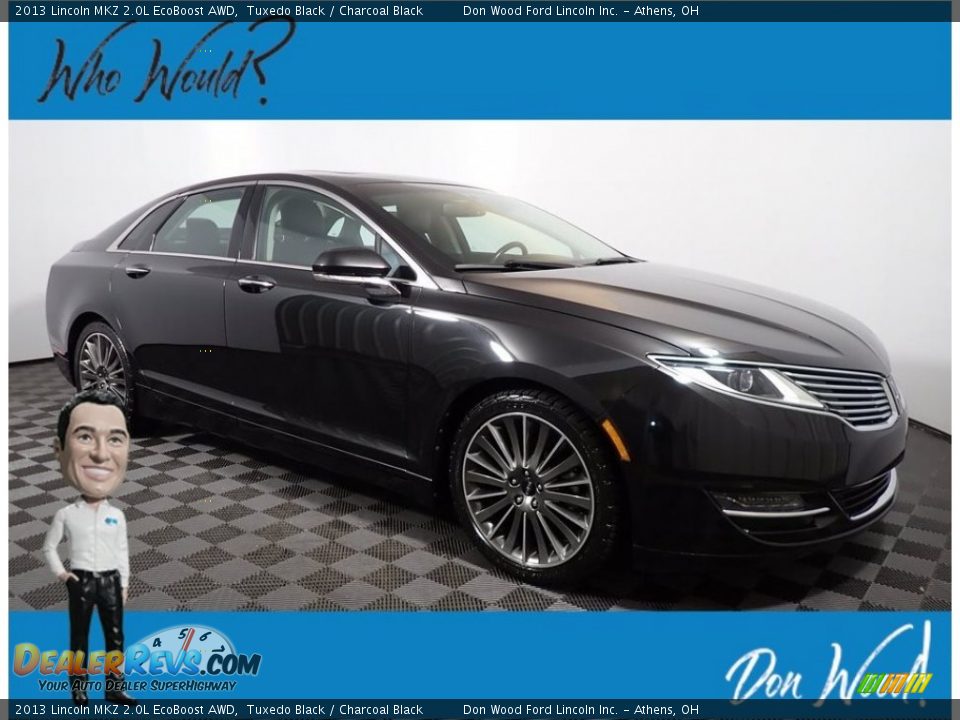 2013 Lincoln MKZ 2.0L EcoBoost AWD Tuxedo Black / Charcoal Black Photo #1