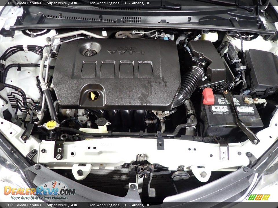 2016 Toyota Corolla LE Super White / Ash Photo #6